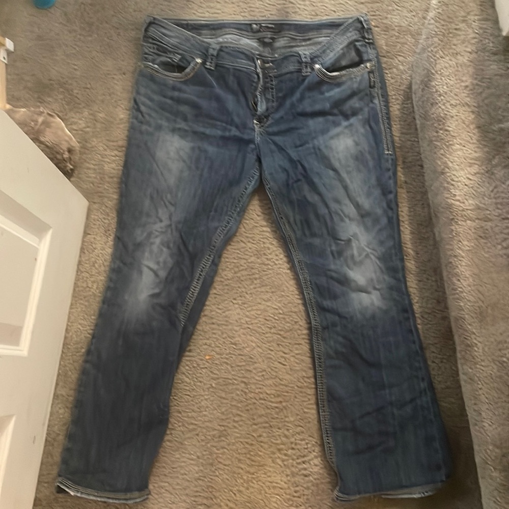 Silver jeans